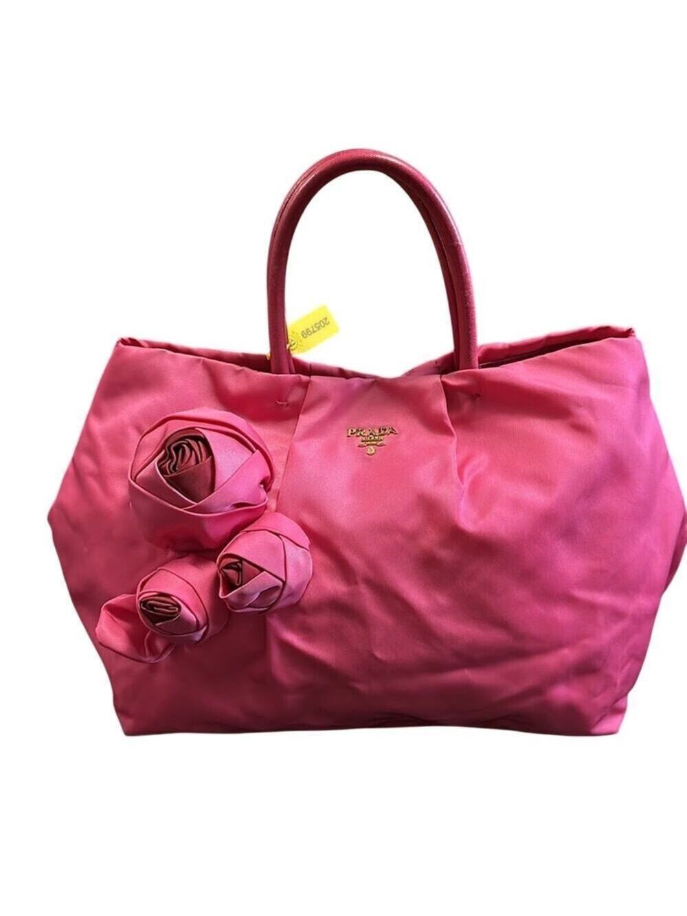 RARE 🦄Rose Motif Pink Prada Tessuto